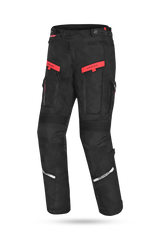 Bela Transformer Pantaloni da moto per uomo Nero/Rosso 