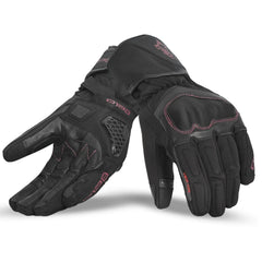 Bela - Frost Shield Guantes Negro Burdeos Burgundy 