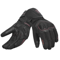 Bela - Guanti Frost Shield Uomo Nero Bordeaux Burgundy 