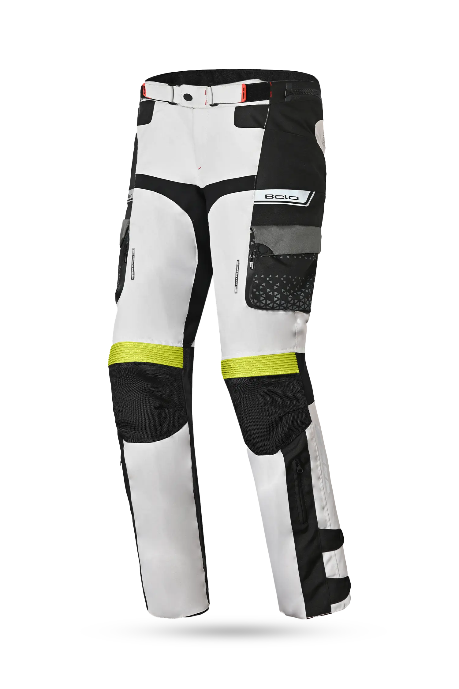 Bela Crossroad Extreme WP Pantaloni tessuto impermeabile Ghiaccio/Nero/Giallo Fluor 
