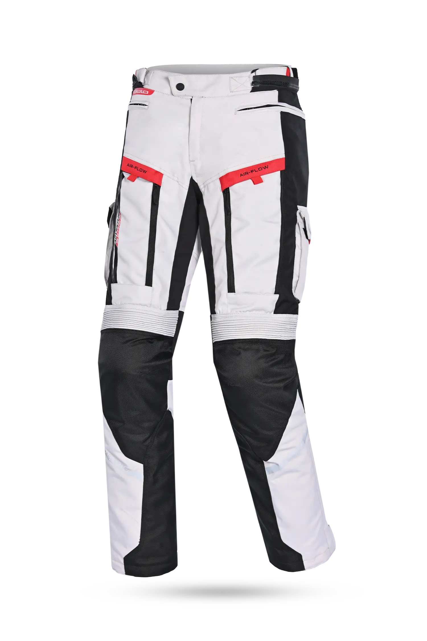 Bela Transformer Pantaloni da moto uomo Ghiaccio Nero Rosso 