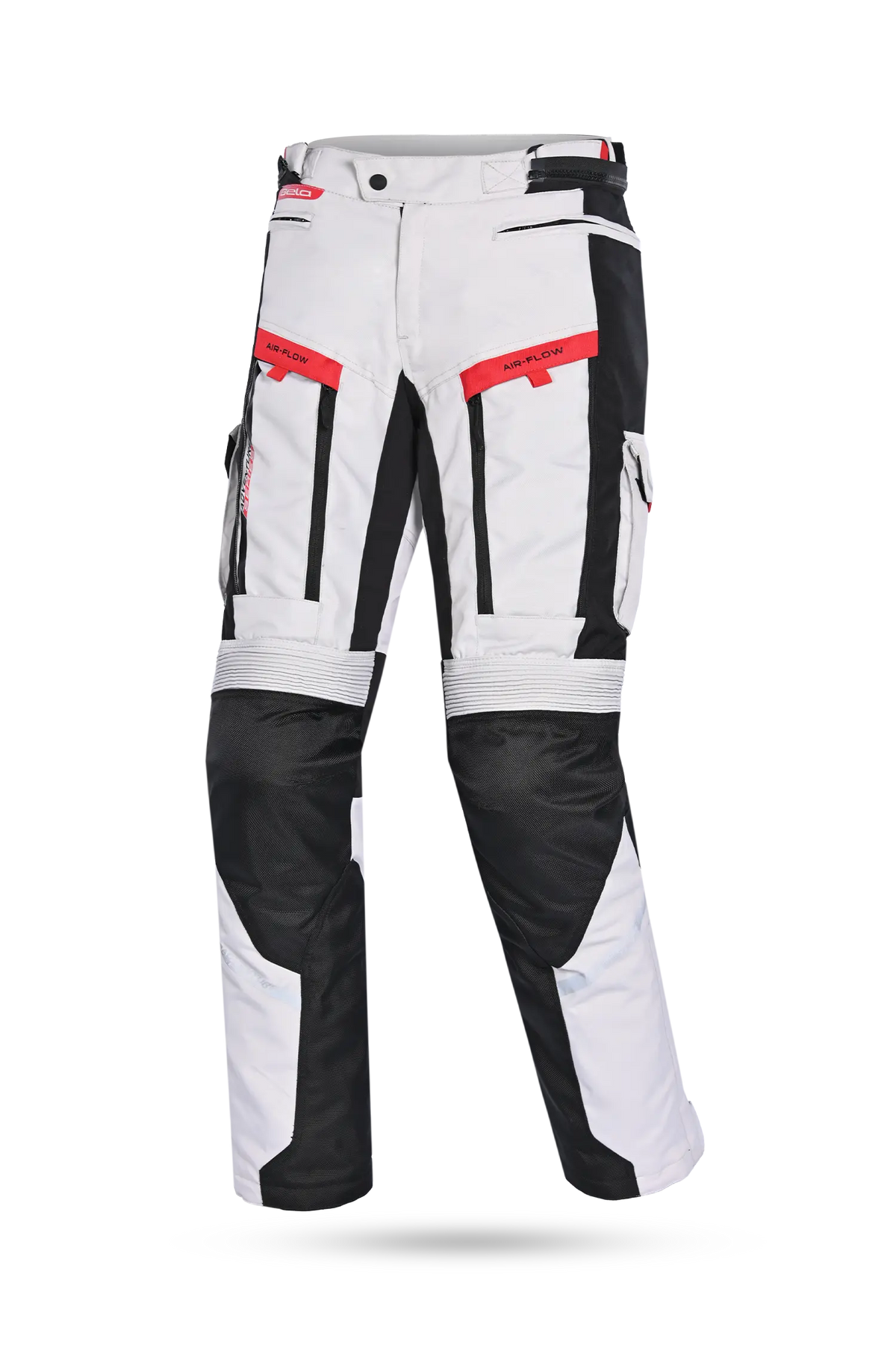 Bela Transformer Pantaloni da moto uomo Ghiaccio Nero Rosso 