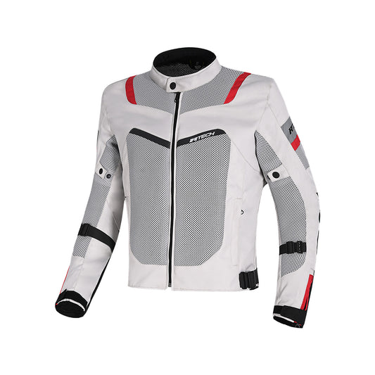 R-TECH SPIRAL MESH GIACCA MOTO ESTIVA IN TESSUTO  BIANCO/GRIGIO/NERO/ROSSO – Yamoto.it
