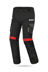Bela Crossroad Extreme WP Pantaloni tessuto impermeabile UOMO Nero/Antracite/Rosso 