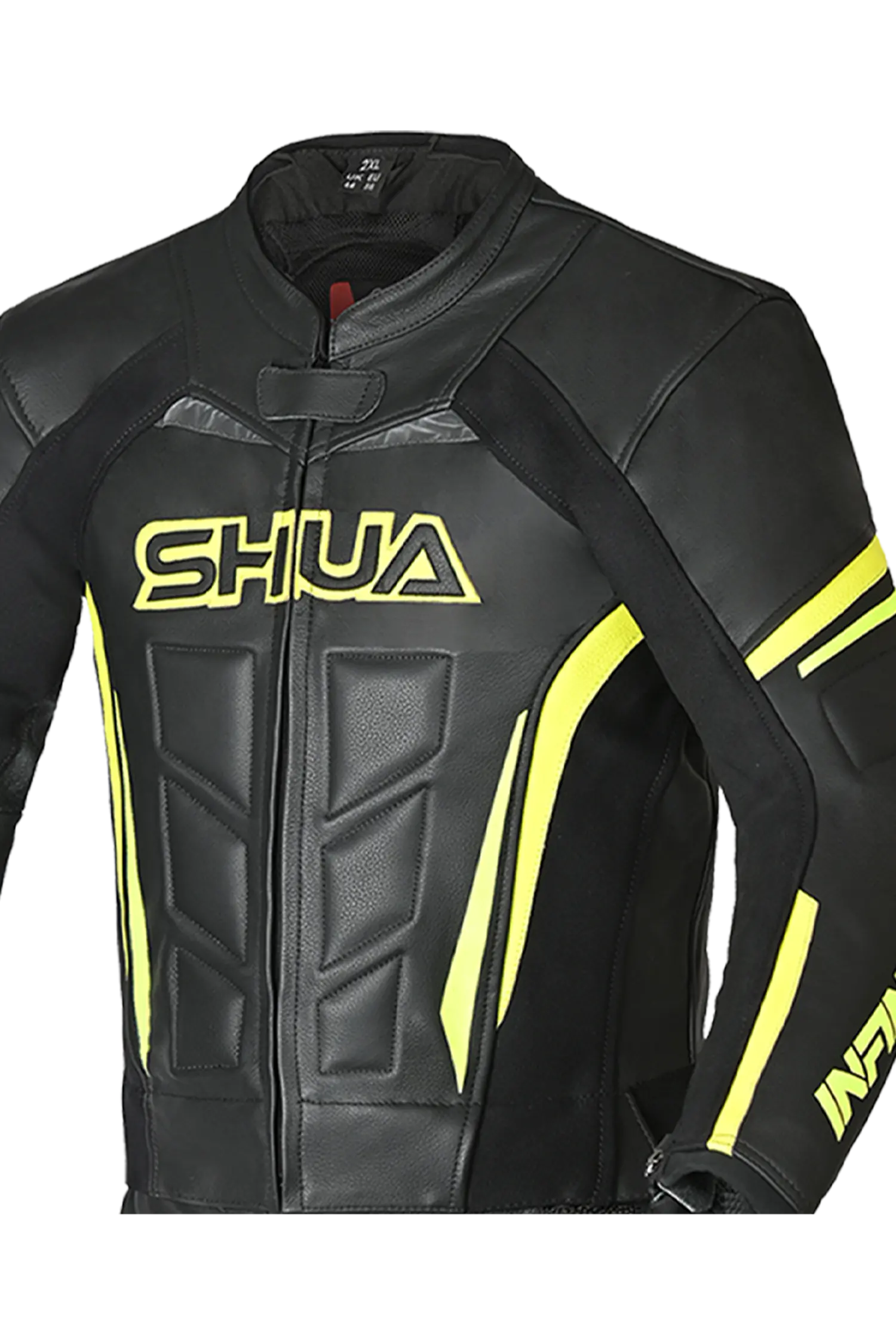 Shua Infinity Tuta Moto 2 pezzi Nero/Giallo 