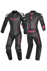 Bela Rocket Nero rosa 1PC Tute Pelle Di Canguro Mix Donna 