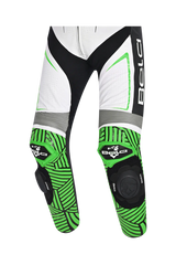BELA NorthStar 1PC tute da corsa moto bianco Nero Verde 