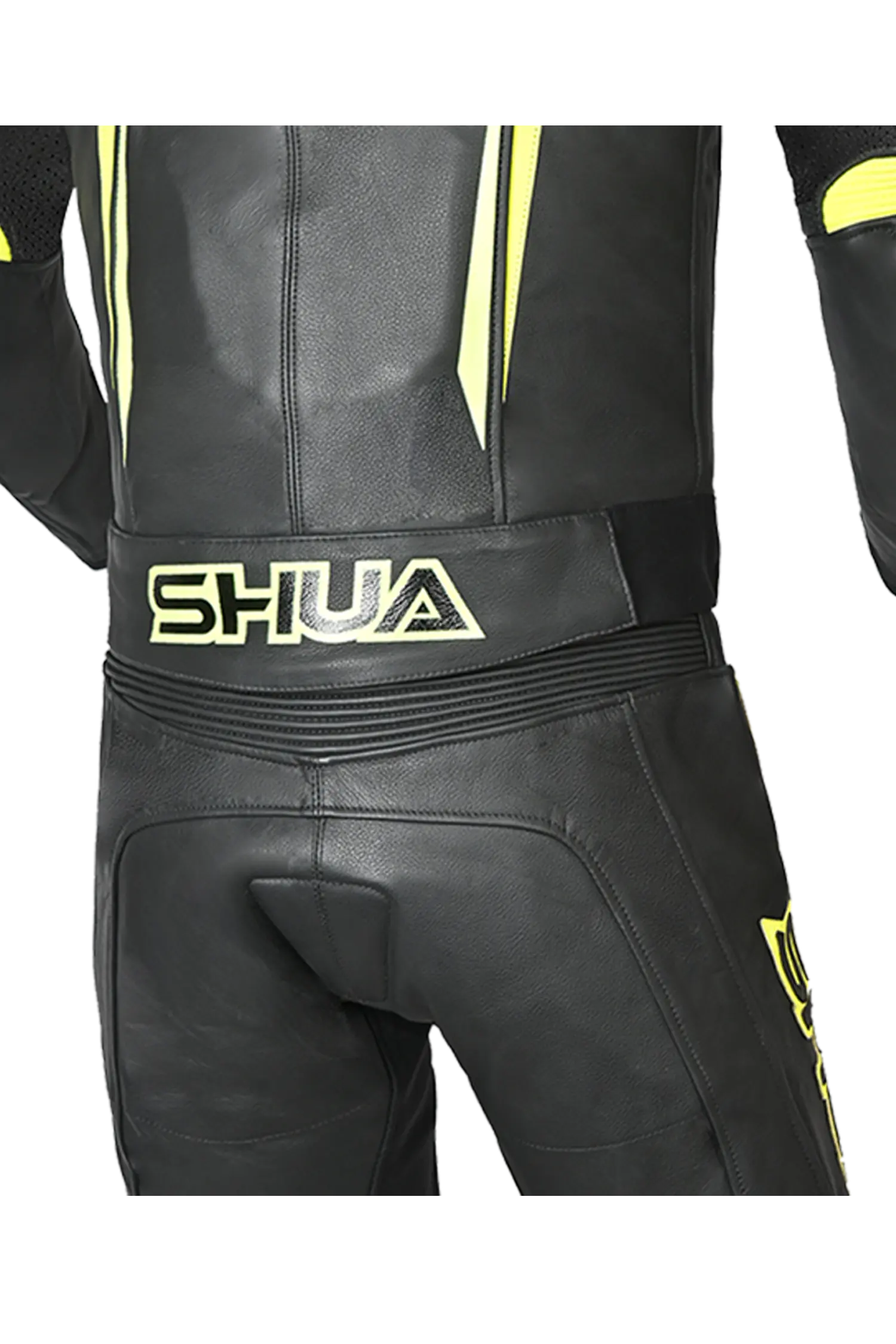 Shua Infinity Tuta Moto 2 pezzi Nero/Giallo 