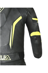 Shua Infinity Tuta Moto 2 pezzi Nero/Giallo 