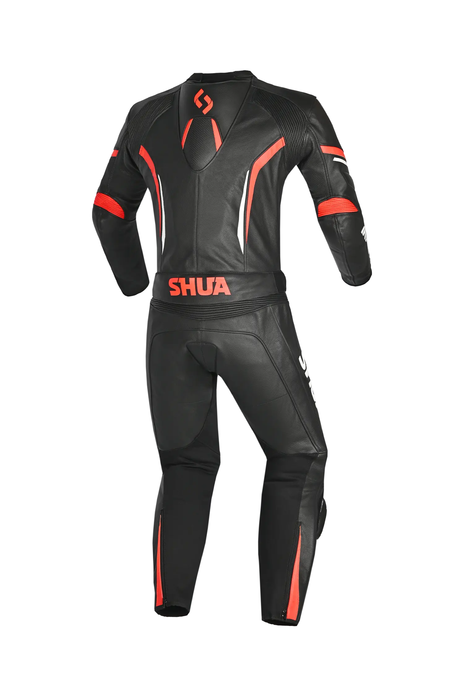 Shua Infinity Tuta Moto 2 pezzi Nero/Rosso 