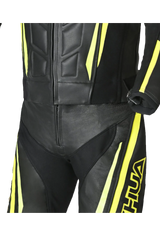 Shua Infinity Tuta Moto 2 pezzi Nero/Giallo 