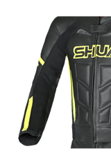 Shua Infinity Tuta Moto 2 pezzi Nero/Giallo 