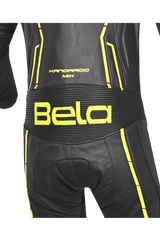 Bela Rocket Nero giallo 1PC Tute Pelle Di Canguro Mix Uomo 