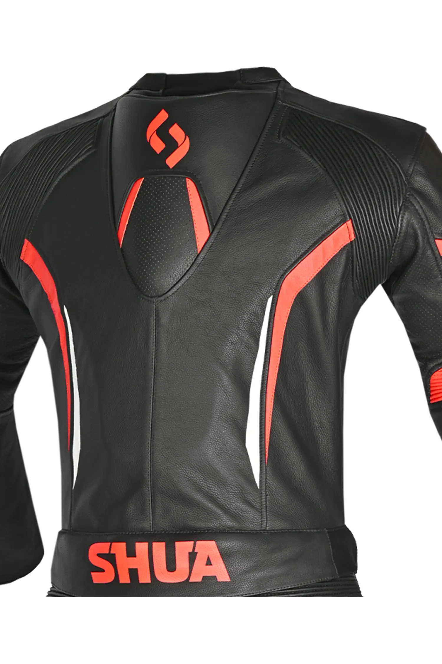 Shua Infinity Tuta Moto 2 pezzi Nero/Rosso 
