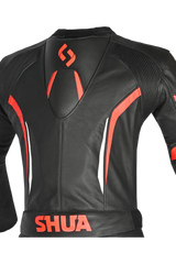 Shua Infinity Tuta Moto 2 pezzi Nero/Rosso 