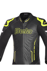 Bela Rocket Nero giallo 1PC Tute Pelle Di Canguro Mix Uomo 