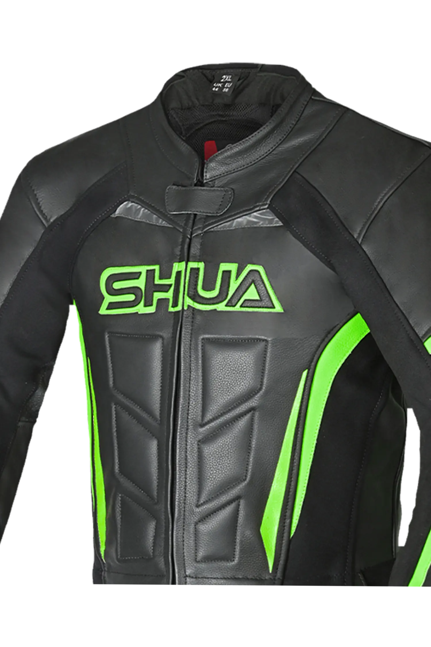 Shua Infinity Tuta Moto 2 pezzi Nero/Verde 
