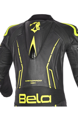Bela Rocket Nero giallo 1PC Tute Pelle Di Canguro Mix Uomo 