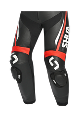 Shua Infinity Tuta Moto 2 pezzi Nero/Rosso 