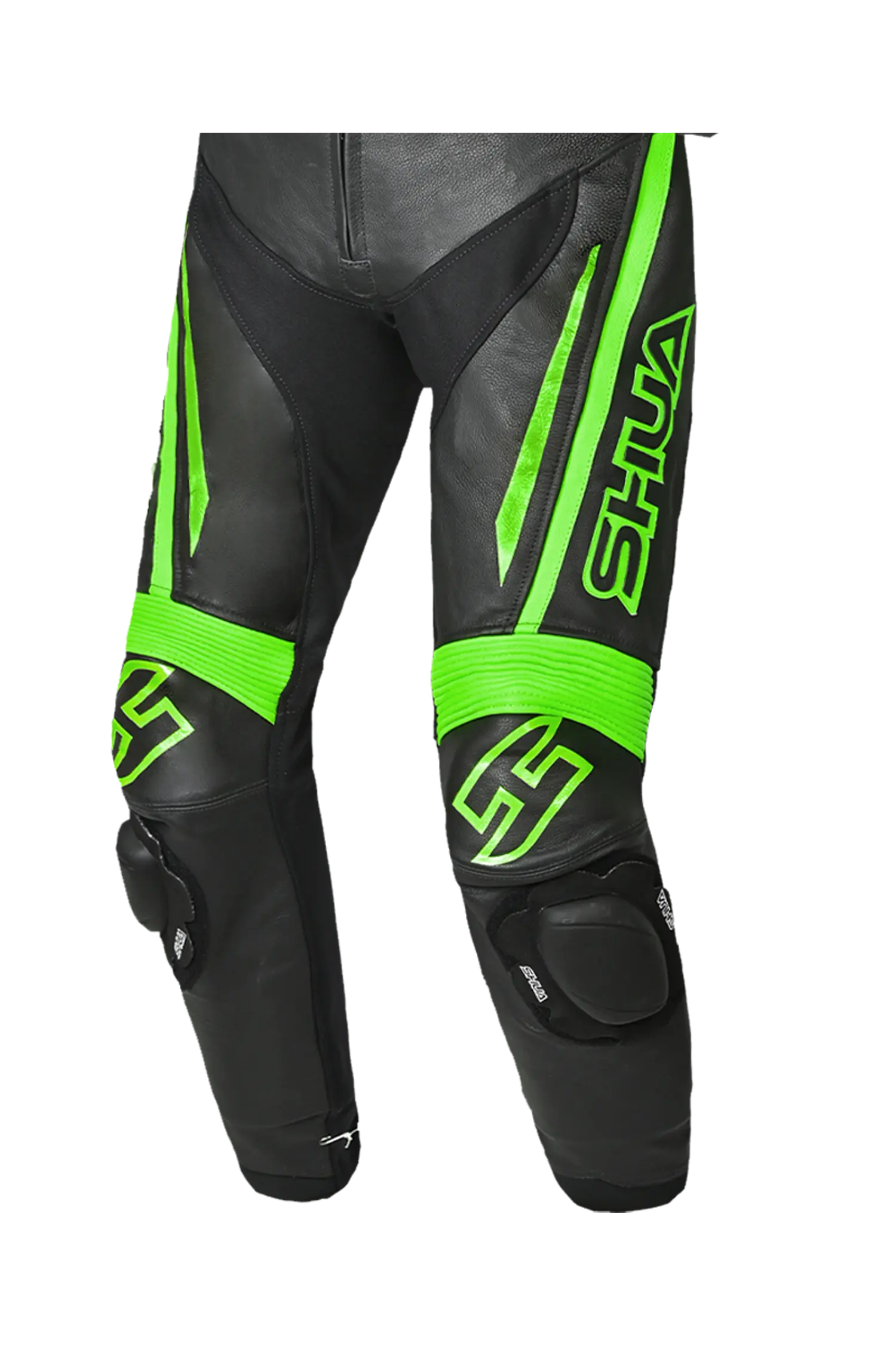 Shua Infinity Tuta Moto 2 pezzi Nero/Verde 