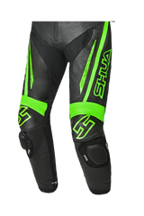 Shua Infinity Tuta Moto 2 pezzi Nero/Verde 