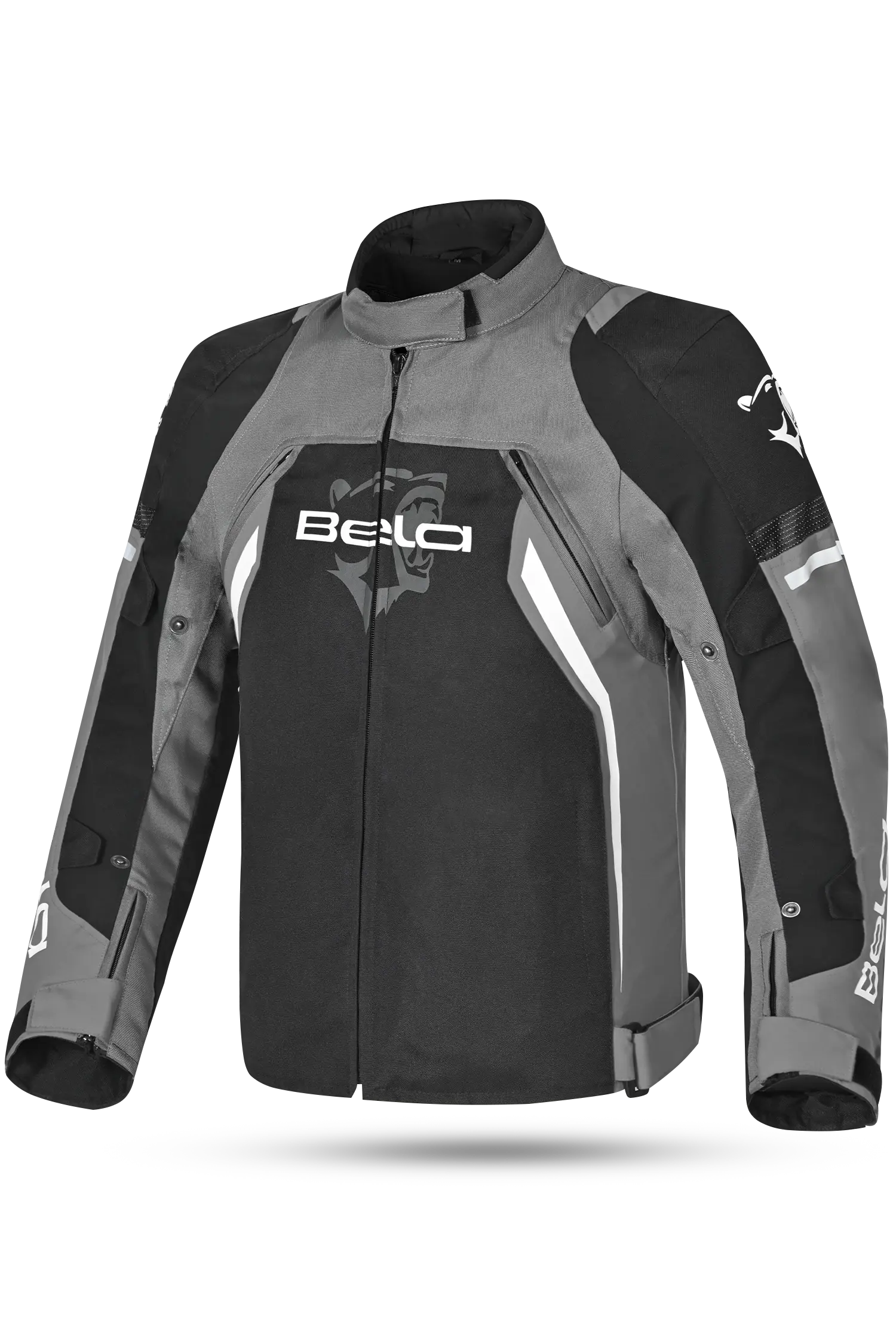 Bela Cordaniel Giacca moto Nera/Grigio scuro 