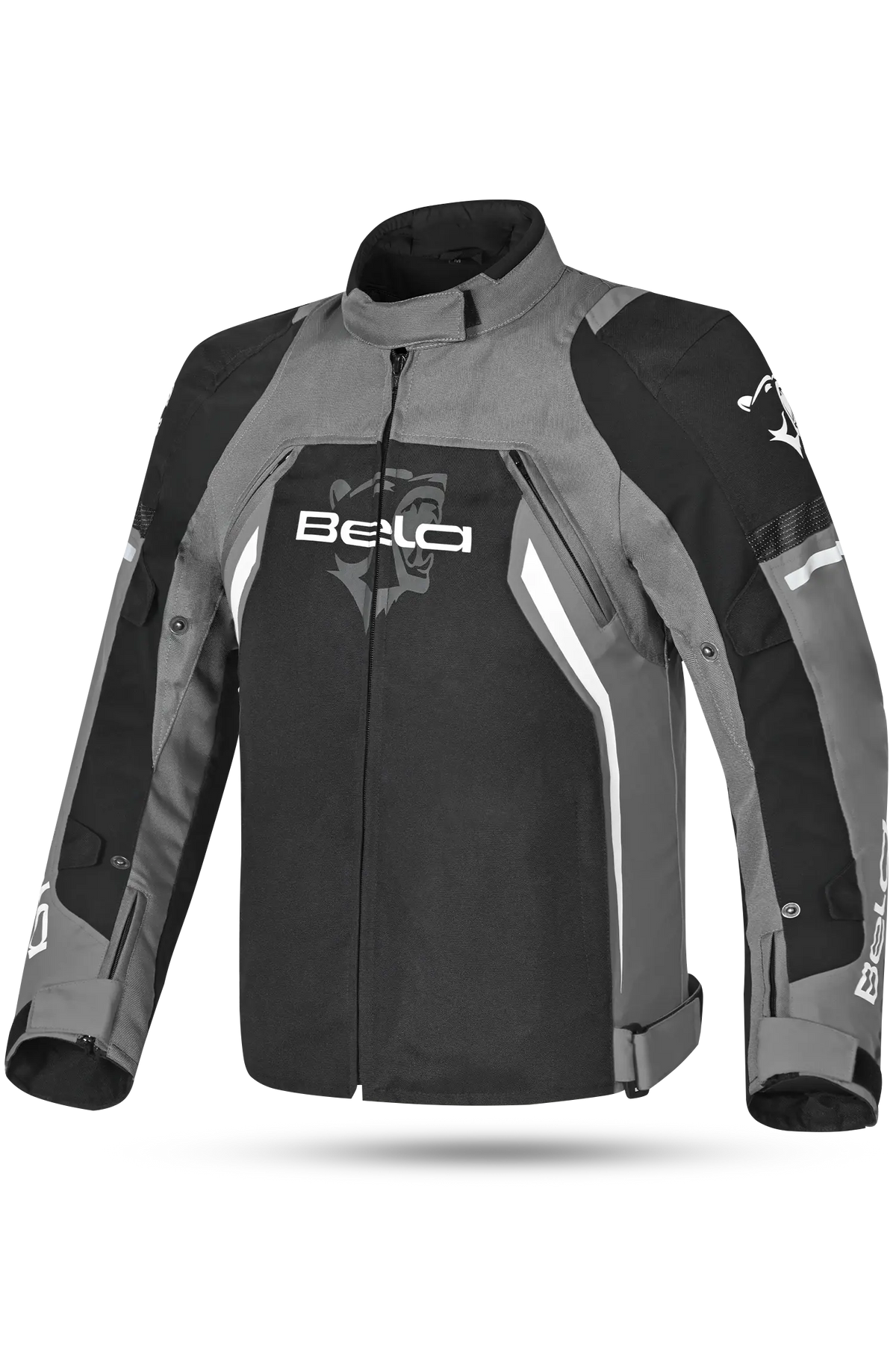 Bela Cordaniel Giacca moto Nera/Grigio scuro 