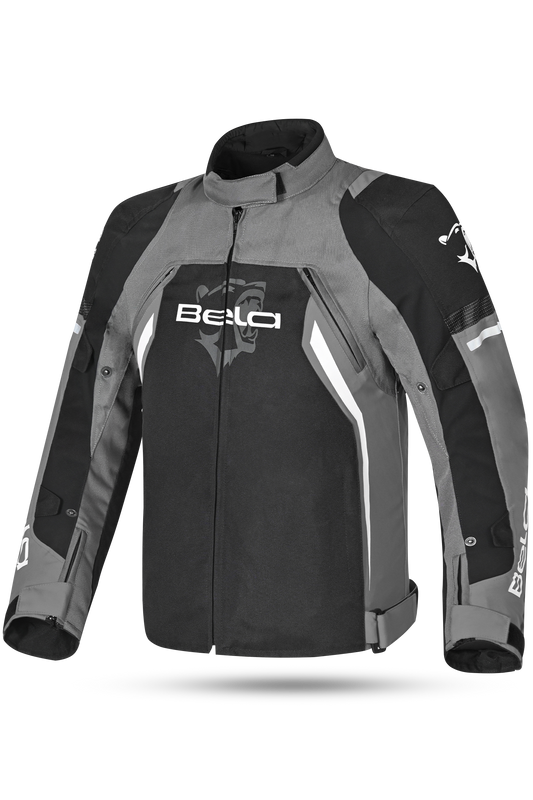 Bela Cordaniel Giacca moto Nera/Grigio scuro 