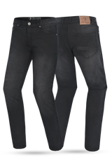Bela Rio 32 Inseam Nero Denim jeans per moto 