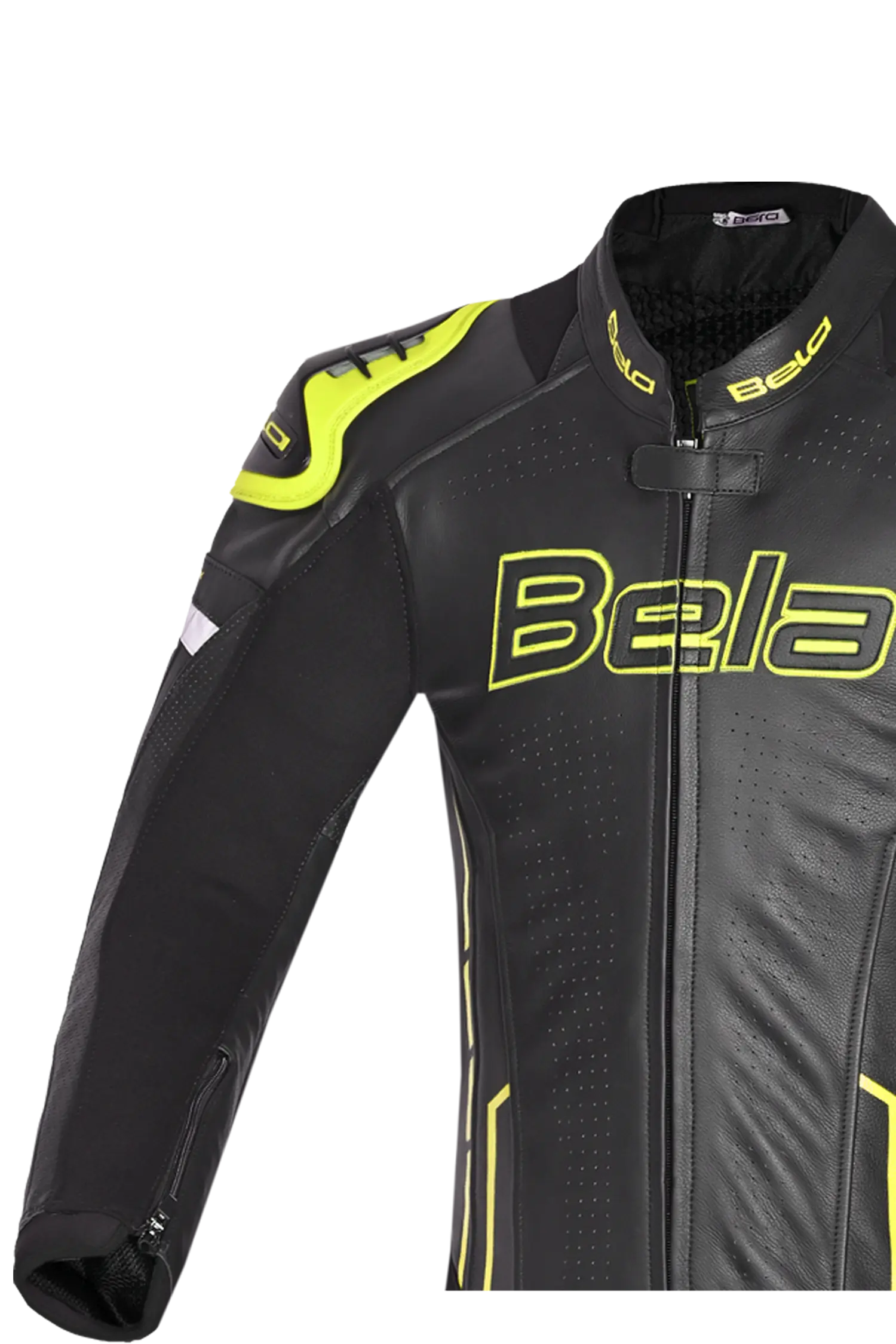Bela Rocket Nero giallo 1PC Tute Pelle Di Canguro Mix Uomo 