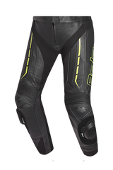 Bela Rocket nero Giallo 2PC Tute in Pelle Di Canguro Mix donna 