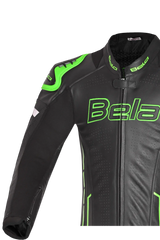 Bela Rocket Nero Verde 1PC Tute in Pelle Di Canguro Mix Uomo 