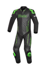 Bela Rocket Nero Verde 1PC Tute in Pelle Di Canguro Mix Uomo 