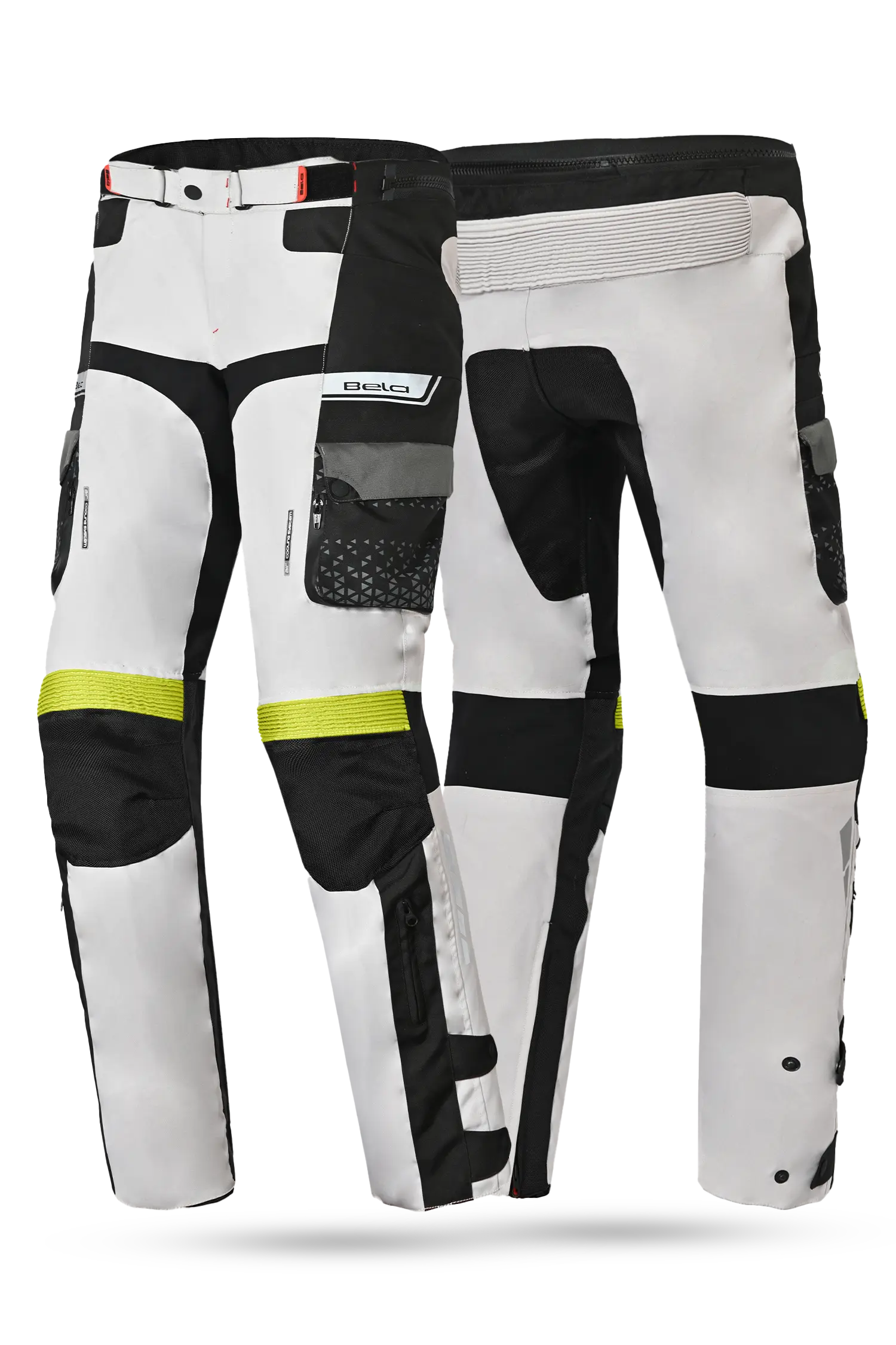 Bela Crossroad Extreme WP Pantaloni tessuto impermeabile Ghiaccio/Nero/Giallo Fluor 