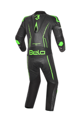 Bela Rocket Nero Verde 1PC Tute in Pelle Di Canguro Mix Uomo 