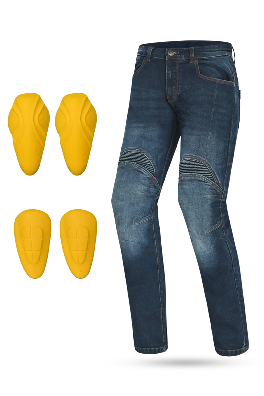 Bela Boston Jeans Moto per Uomo blu 