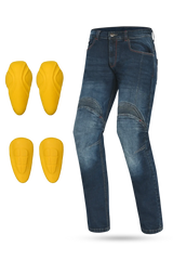 Bela Boston Jeans Moto per Uomo blu 