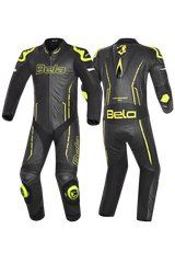 Bela Rocket Nero giallo 1PC Tute Pelle Di Canguro Mix Uomo 
