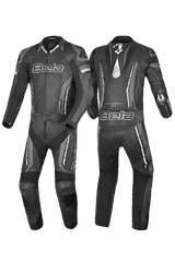 BELA - tuta 2 PC ROCKET cangaroo mix. NEGRO/ANTRACITA 