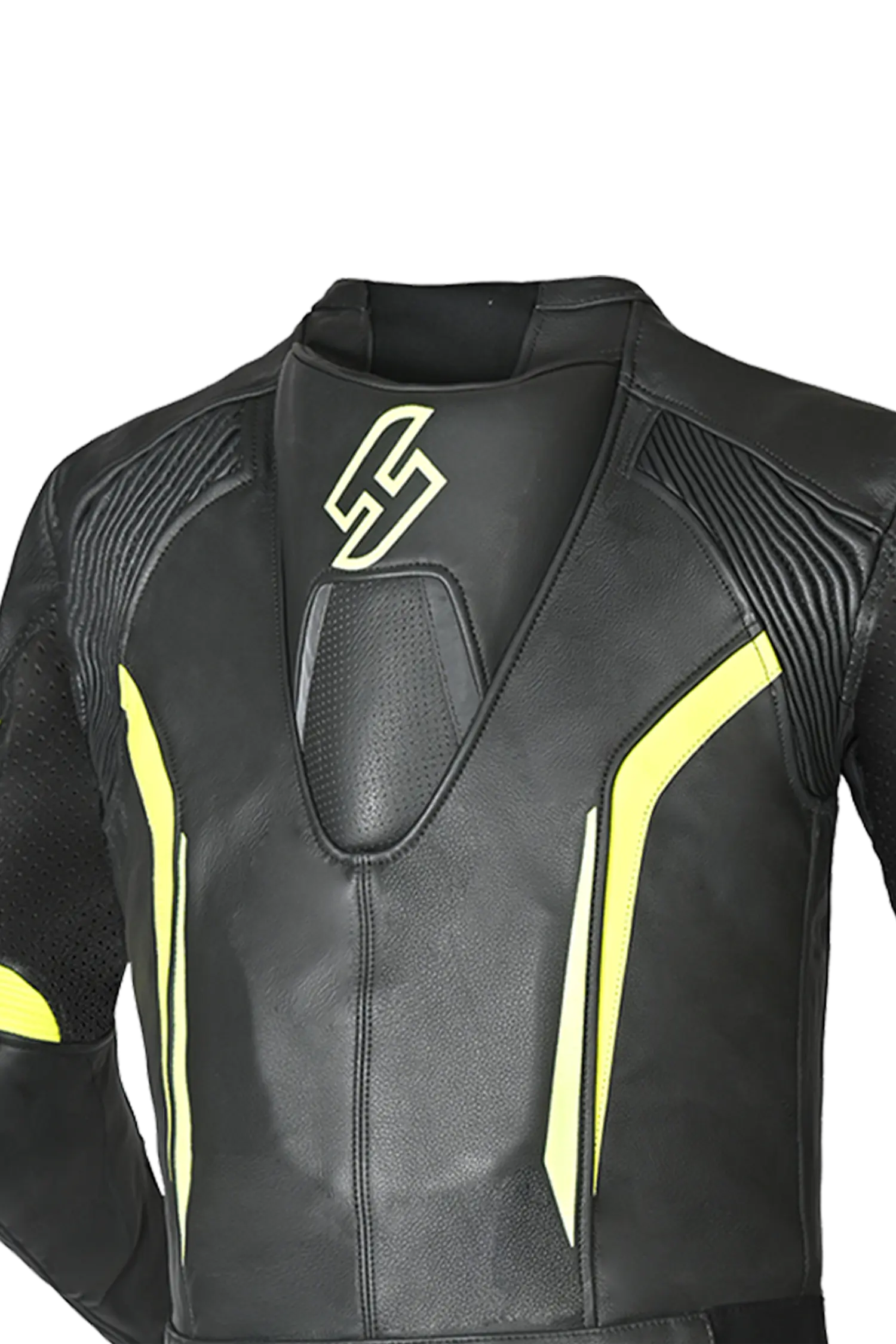 Shua Infinity Tuta Moto 2 pezzi Nero/Giallo 