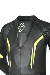 Shua Infinity Tuta Moto 2 pezzi Nero/Giallo 