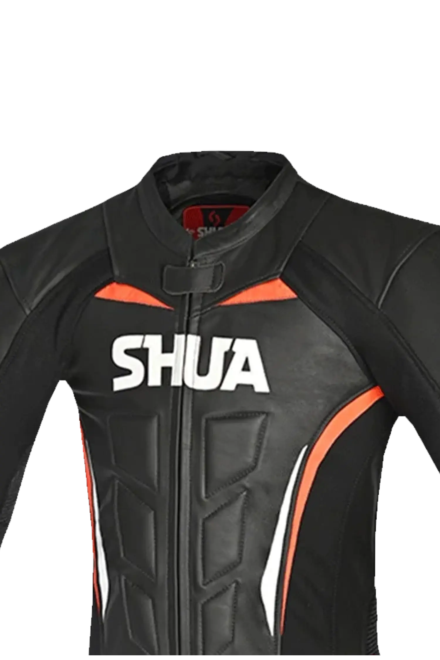Shua Infinity Nero Arancia 1PC Tute da Moto Pelle Uomo 