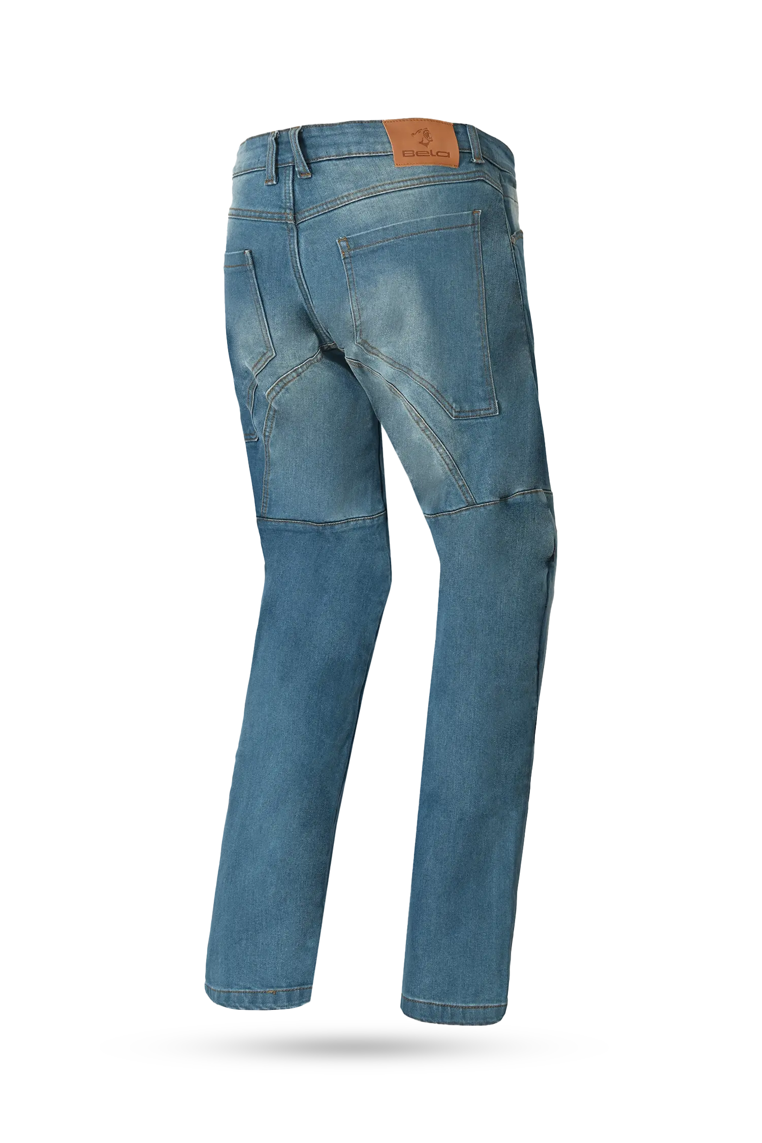Bela Rocker Jeans Moto Uomo Azzurro 