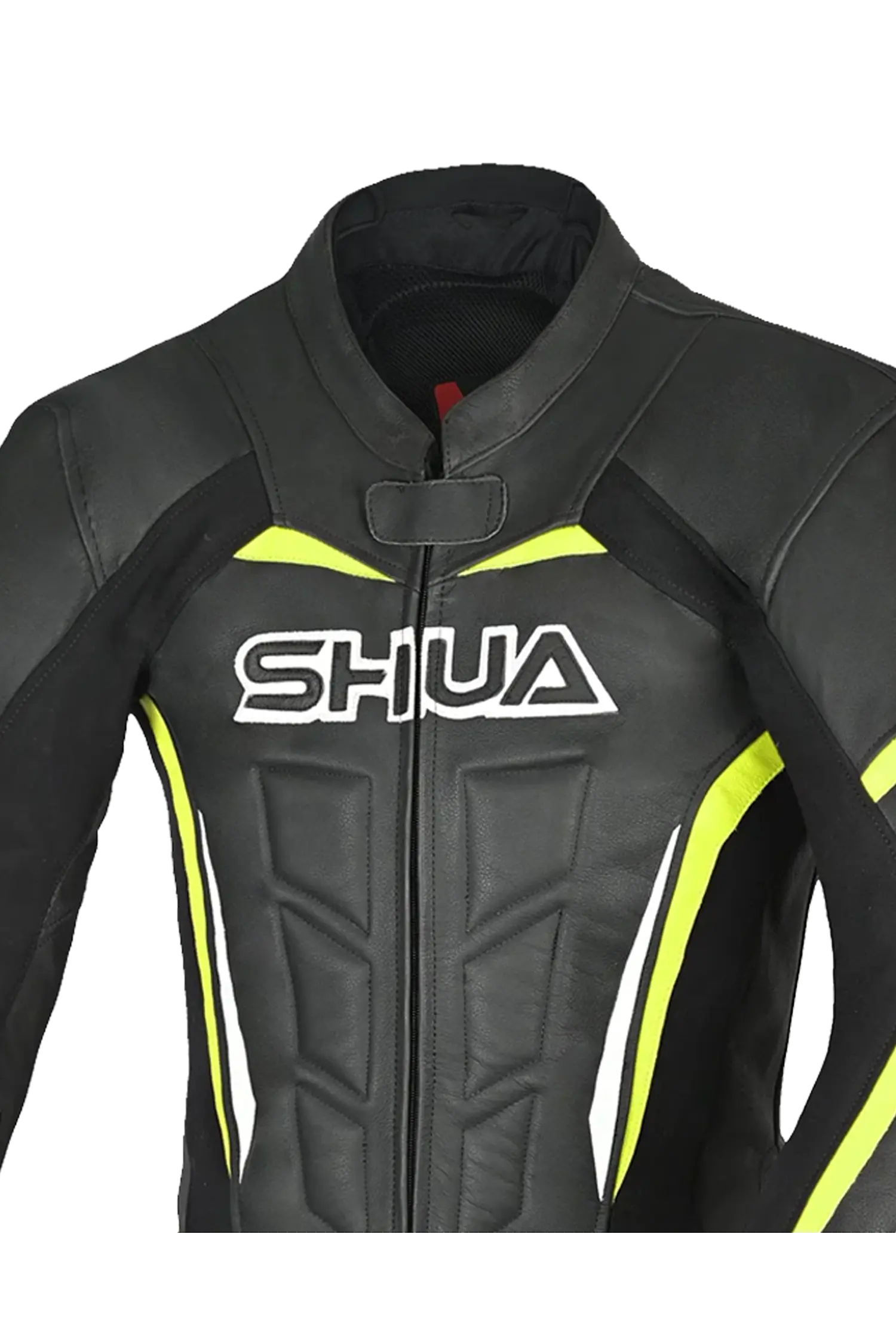 Shua Infinity Nero Giallo/Flu 1PC Tute da Moto Pelle Uomo 