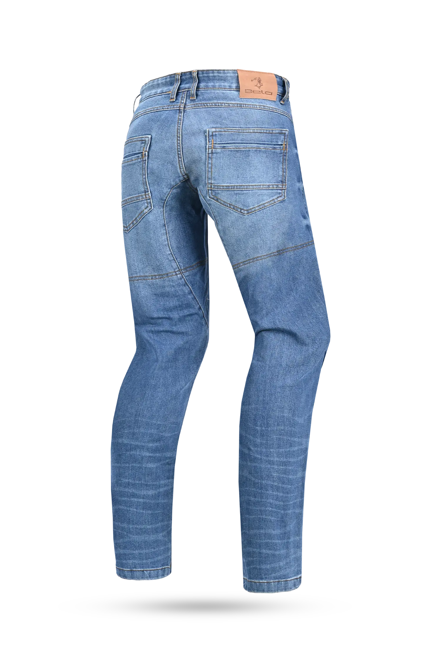 Bela Kevin (MXD-403) Jeans Moto per Uomo Blu 