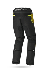 Bela Watson Pantaloni da moto touring Nero/Marrone/Giallo Fluor/Bianco 