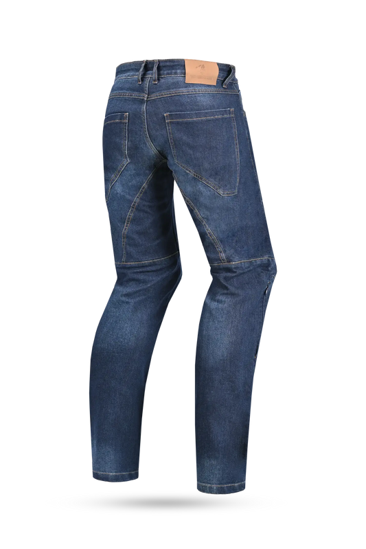 Bela Rocker Jeans 34L Moto per Uomo - Azul 