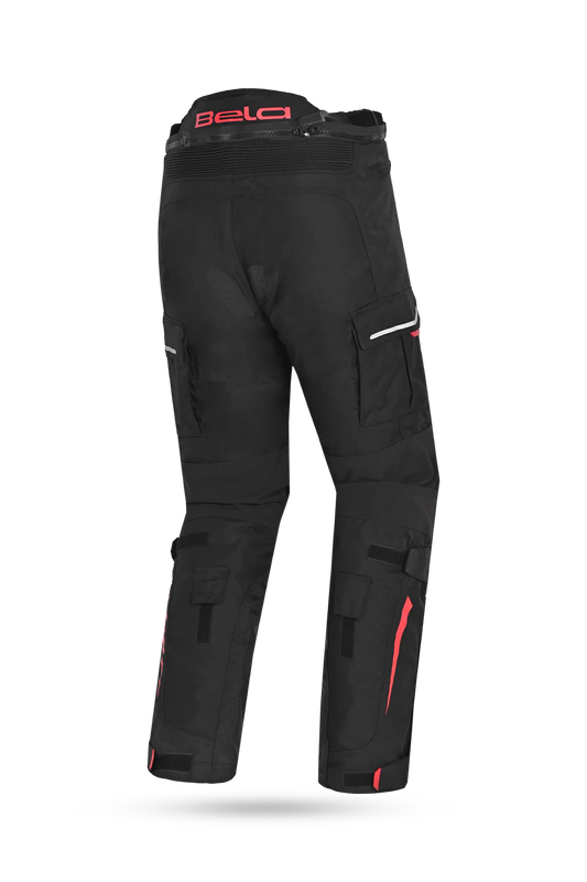 Bela Transformer Pantaloni da moto per uomo Nero/Rosso 
