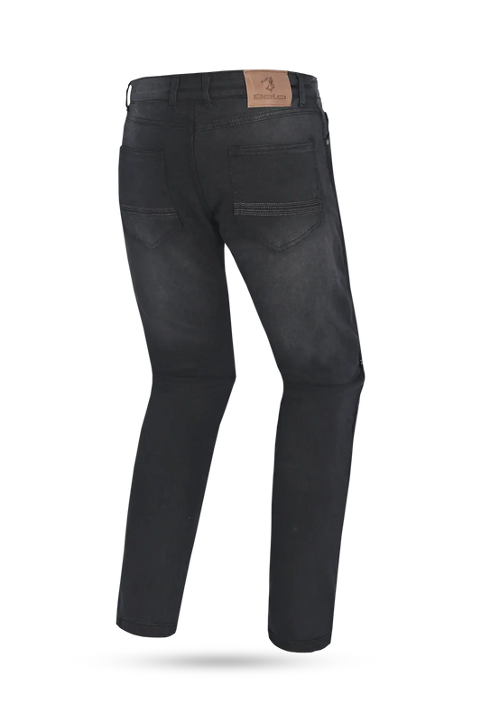 Bela Rio Jeans Moto Uomo Nero 