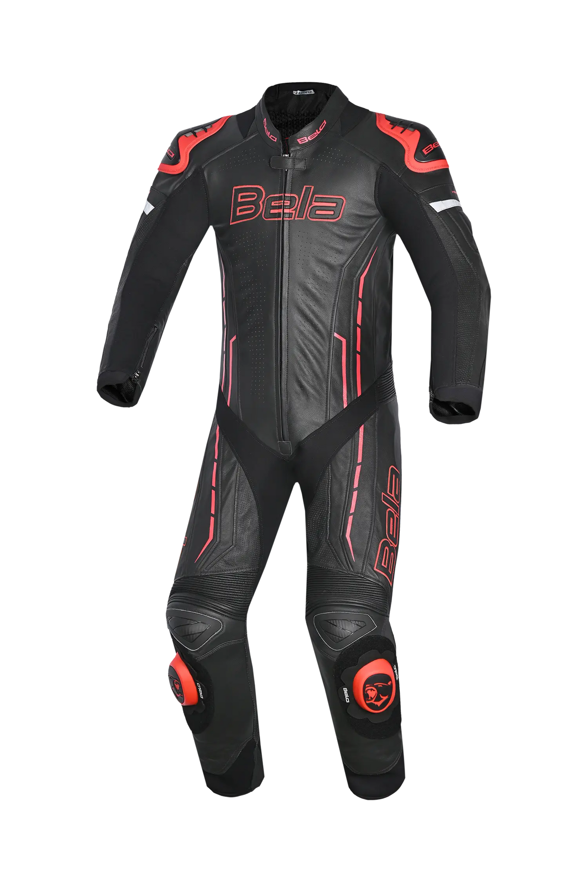 BELA-1PC tuta ROCKET MIX CANGURO NERO/ROSSO 